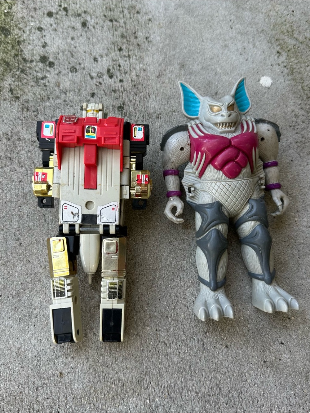 G1 Hasbro Transformers Silverbolt & Bomb Burst Pretenders 1985